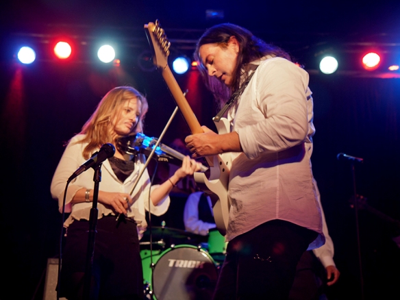 Guitar wizard Ryan Maza and Electric Violinist, Heather Hardy - dueling at Club XS in Tucson, AZ.